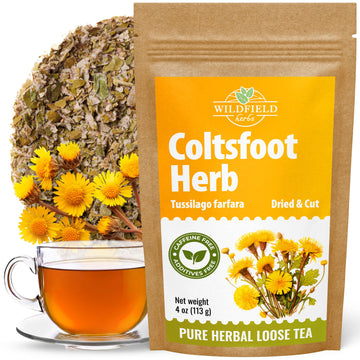 4 oz. Coltsfoot Herb Leaf Tea (Tussilago Farfara) - 113g Coltsfoot Leaf Herb Tea U De Caballo