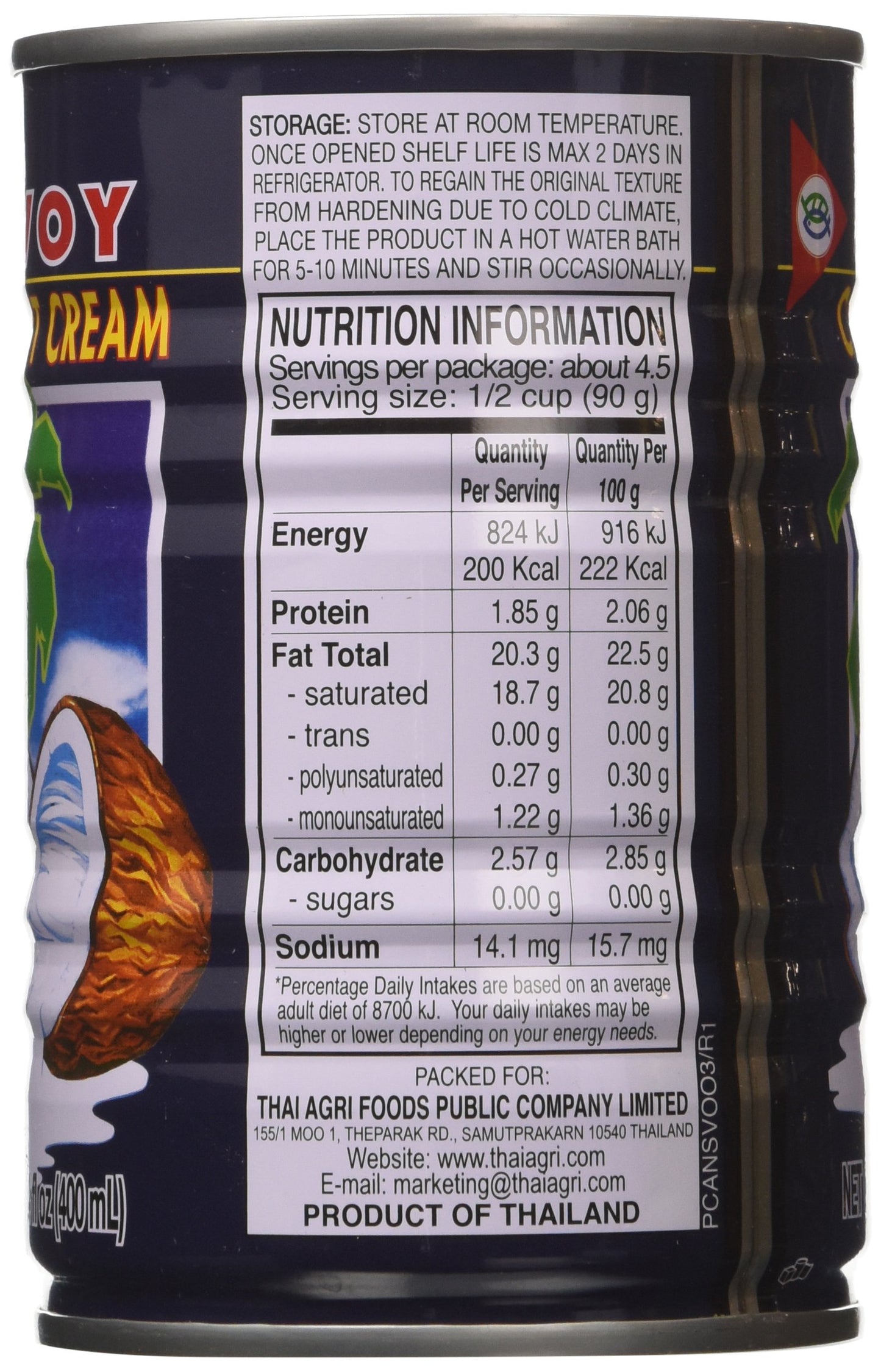 Savoy Coconut Cream 400Ml Pack Of 6