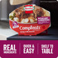 Hormel Compleats Meatloaf & Gravy With Mashed Potatoes Microwave Tray, 9 Oz. (6 Pack)