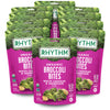 Rhythm Superfoods Crunchy Broccoli Bites - White Cheddar Parm, 1.4 Oz(Pack Of 10) Packaging May Vary