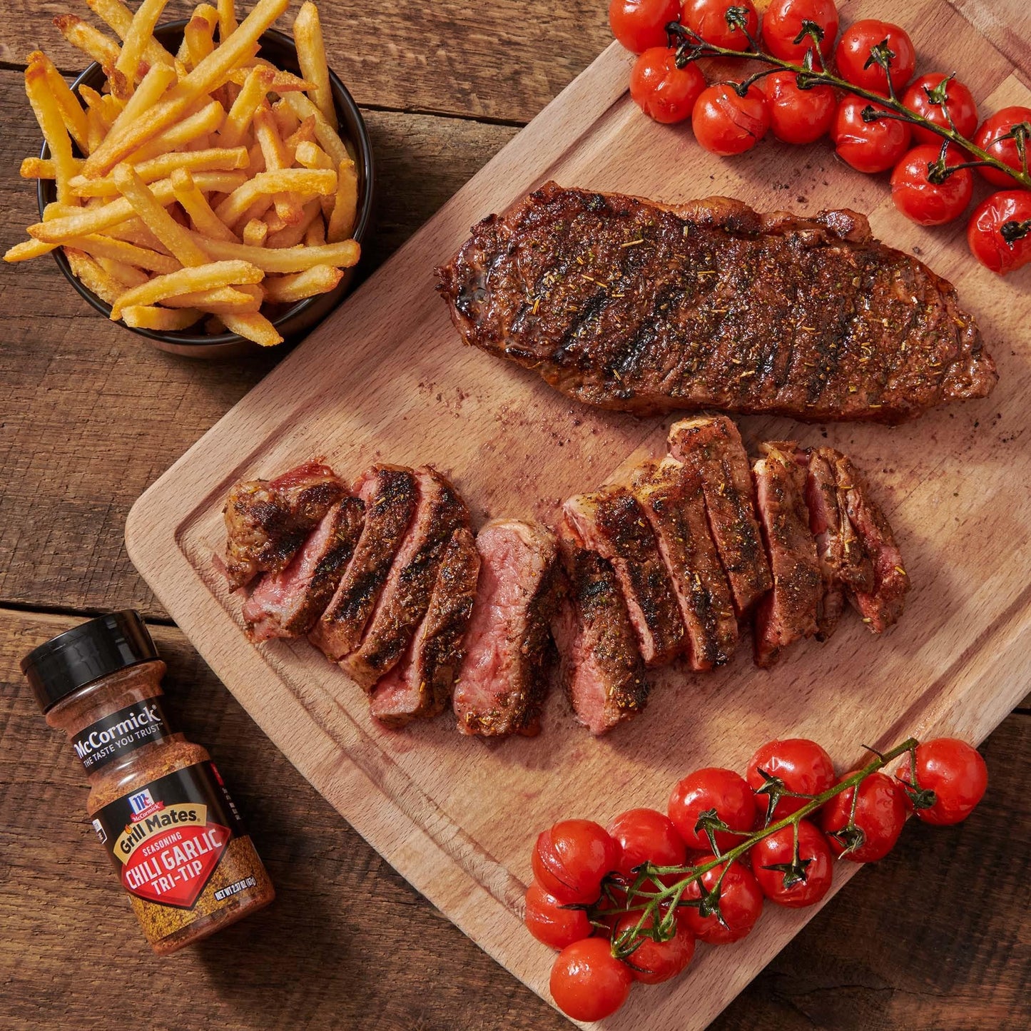 Mccormick Grill Mates Chili Garlic Tri-Tip Seasoning, 2.37 Oz
