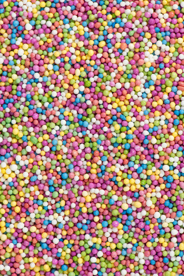 India Tree Rainbow Nonpareils, 32Oz Pantry Pak, Plant Based, Multi-Colored Sprinkles For Cake, Cupcake, And Cookie Decoration, V