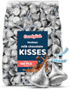 Hershys Kisses Milk Chocolate, Classic Silver Wraps, 1 Pound Bag (Approx. 100 Pieces) - Perfect For Gifts, Parties, And Special