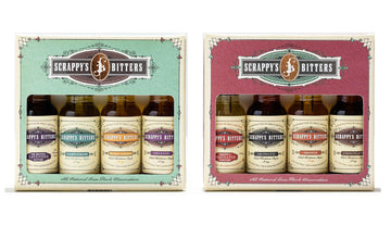 Scrappys Bitters Gift Set - Organic Ingredients, 8 Piece Assortment, Made in the USA, No Artificial Flavors or Dyes