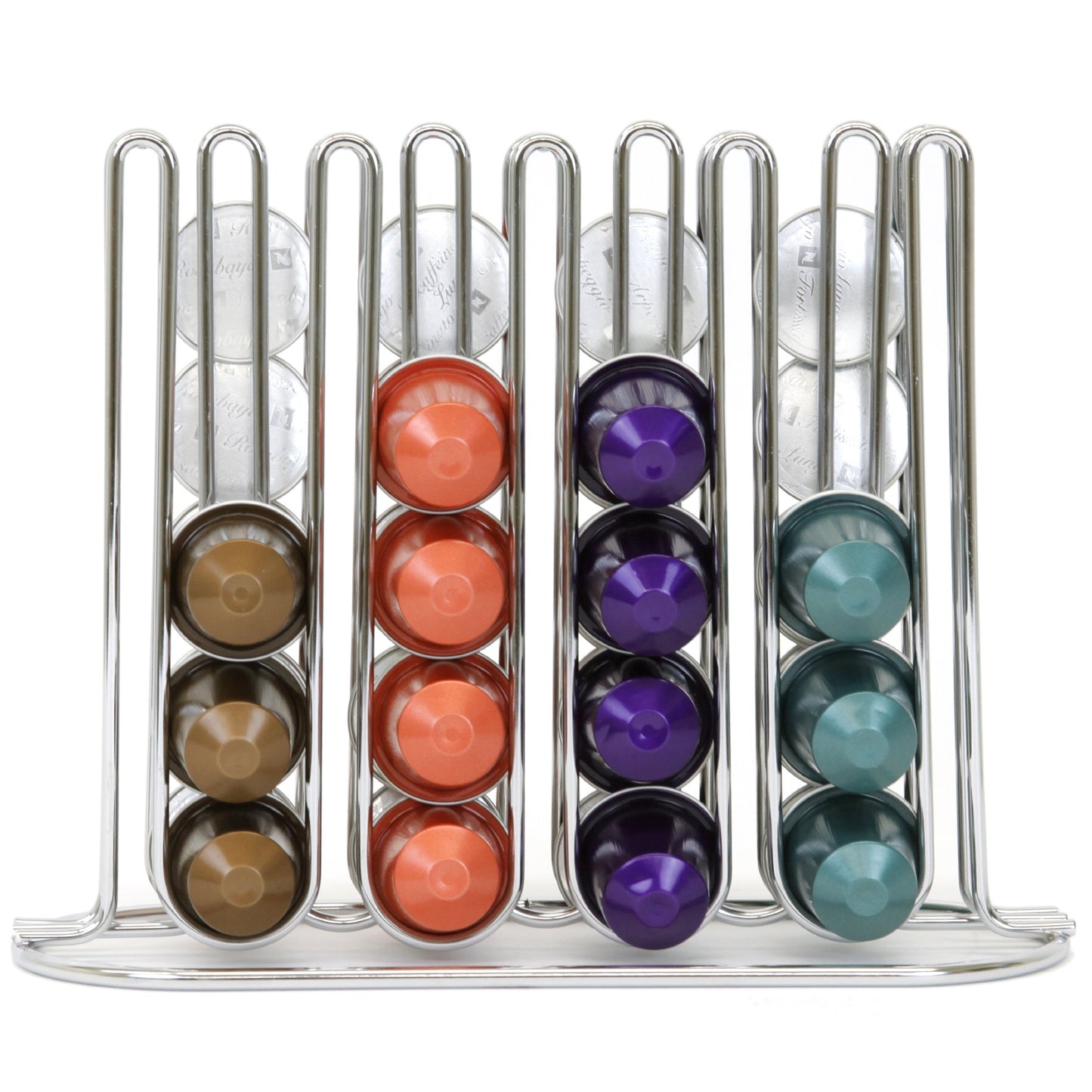 Slim And Sleek Coffee Pod Holder Compatible With Nespresso Original Organizer For 40 Coffee Pods