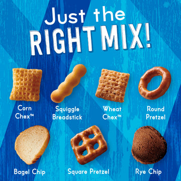 Chex Mix Traditional Flavor Snack Mix, 1.75-Ounce Single Serve Bags (Pack of 60)