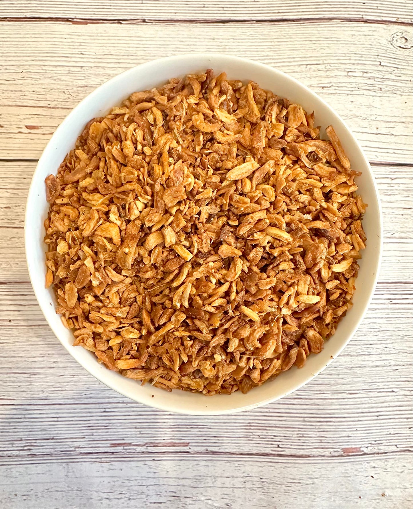 Fried Garlic | 100% Natural (Non-GMO) | Gluten Free | KETO Friendly | No Sodium | Low Carb | Resealable Bag | 8oz | By Nawabi Li