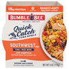 Bumble Bee Quick Catch Southwest Rice, Wild Caught Tuna and Rice Bowl, 6 oz - Ready to Enjoy, Spork Included - 15g Protein per S