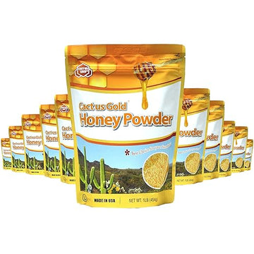 Cactus Gold Honey Powder, 16Oz Bag (12 Packs)