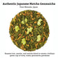 Sugimoto Tea Japanese Matcha Genmaicha Loose Leaf 3.5 Oz (100 G) Pack Of 3, Matcha And Roasted Rice Green Tea Blend Made In Shiz