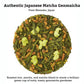 SUGIMOTO TEA Japanese Matcha Genmaicha Green Tea Bags, 20 Count, Pack of 1