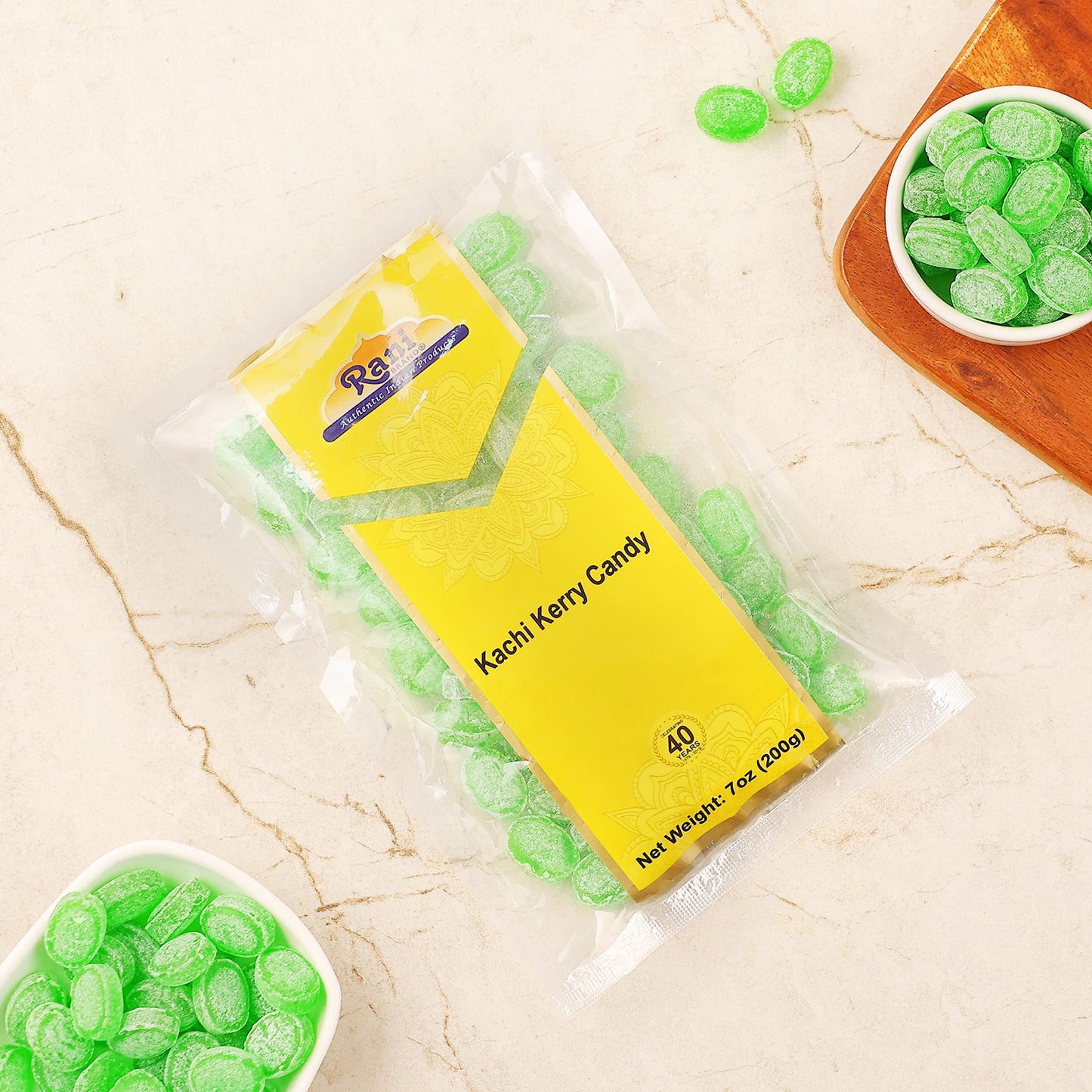 Rani Kachi Kerry Candy - Vegan, Gluten-Friendly, Non-GMO, 7oz (200g) - Authentic Indian