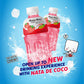 Mogu Mogu Drink Strawberry Juice (6 Bottles) Drinks For Kids Made With Fruit Juice And Nata De Coco (Coconut Jelly) Fun Chewable