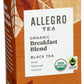 Allegro Coffee Organic Breakfast Blend Tea Bags - 20 Count Pack