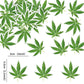 Ercadio Edible Cupcake Toppers - 40 Pcs Green Birthday Cake Decorations for Parties