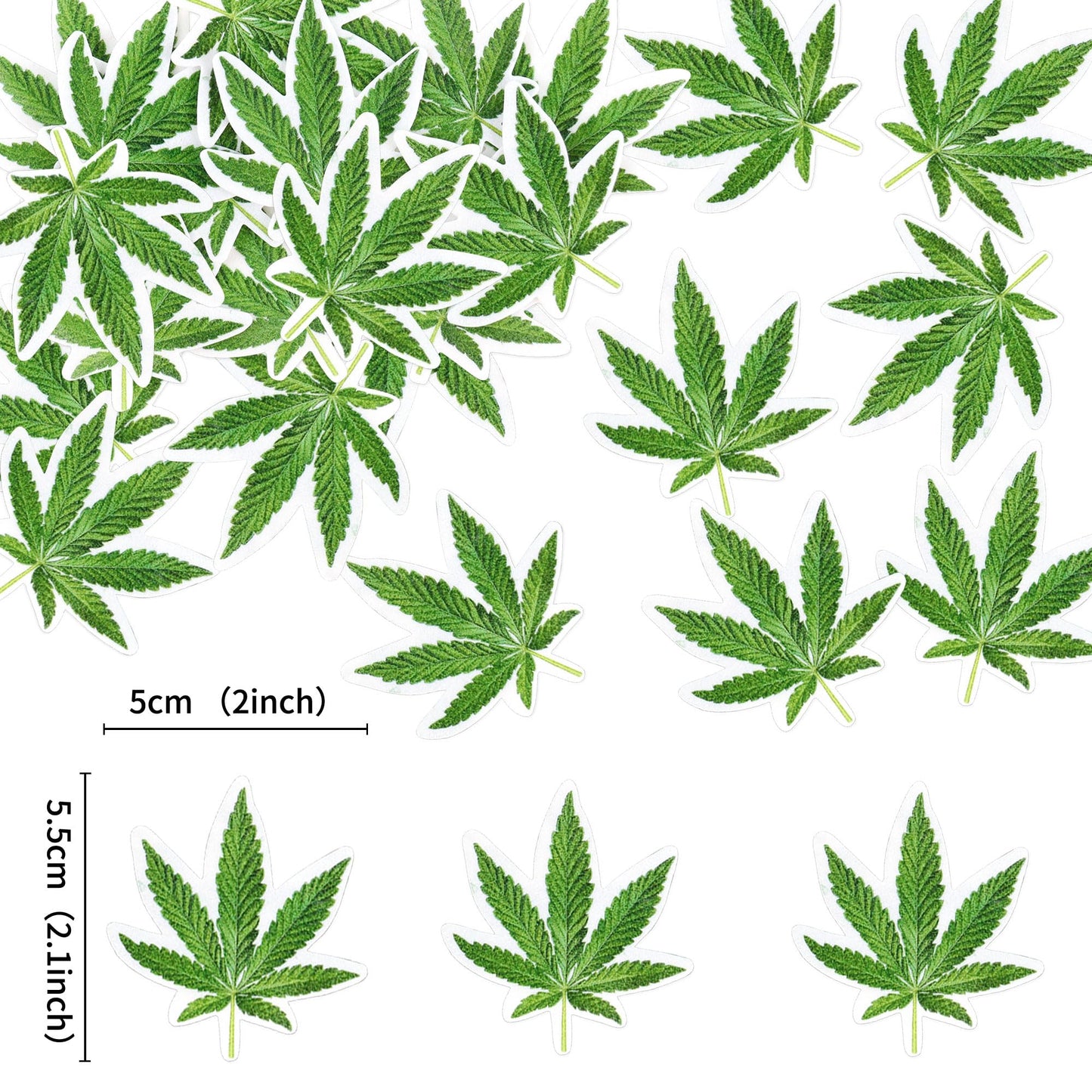 Ercadio Edible Cupcake Toppers - 40 Pcs Green Birthday Cake Decorations for Parties