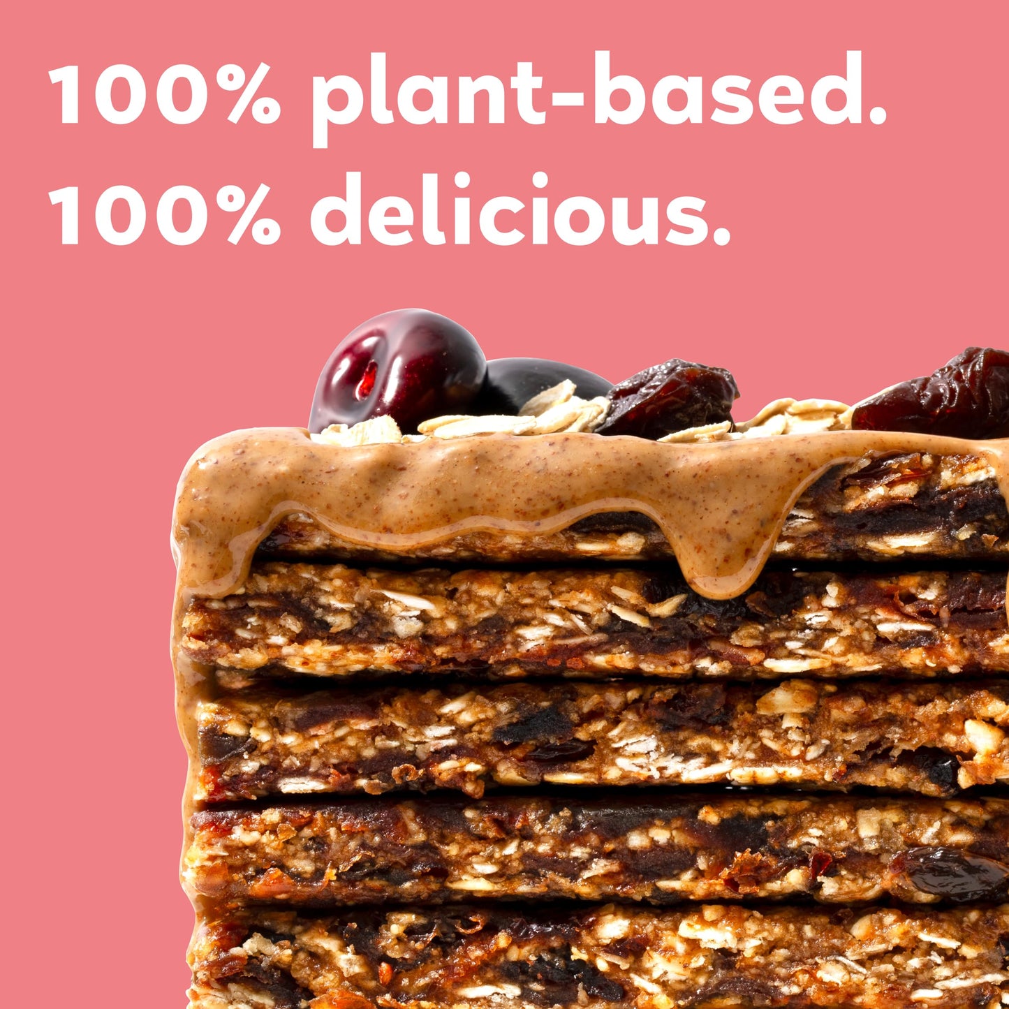 GoMacro MacroBar Organic Vegan Snack Bars - Cherries + Berries (2.0 Ounce Bars, 12 Count)