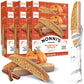 Nonnis Pumpkin Spice Biscotti Holiday Cookies - 6 Boxes Pumpkin Cookies - Pumpkin Biscotti w/Cinnamon Icing - Biscotti Individu