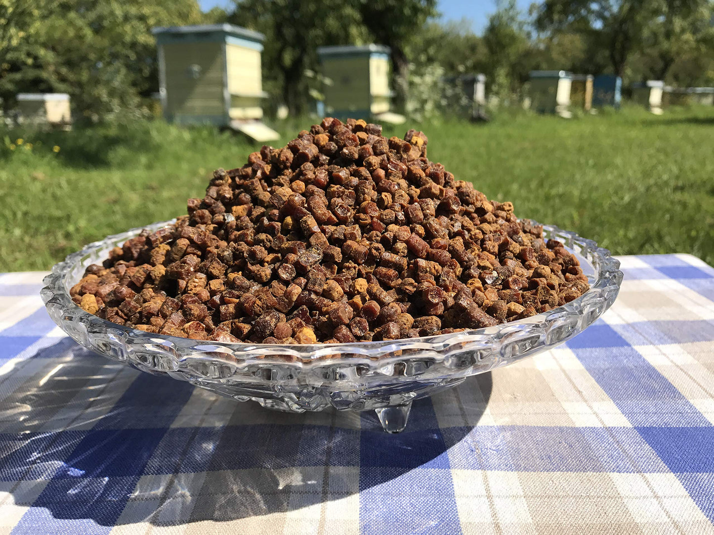 Fresh Organic Bee Bread, Naturally Fermented Pollen, Perga, 250g., 2021 Harvest
