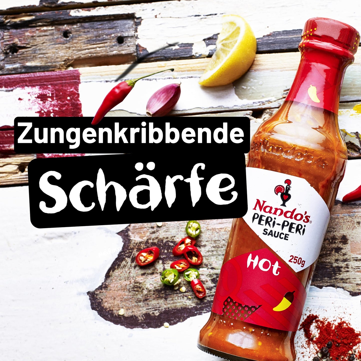 Nandos Hot Peri-peri Sauce 250ml