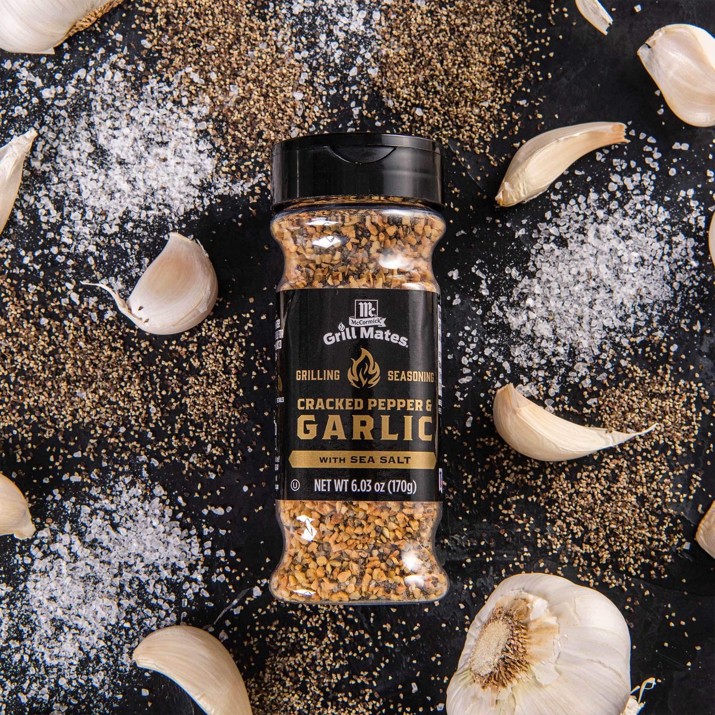 McCormick Grill Mates  ed Pepper & Garlic Seasoning, 6.03 oz, Pack of 1