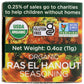 Spicely Organic Ras El Hanout, 0.4 Oz