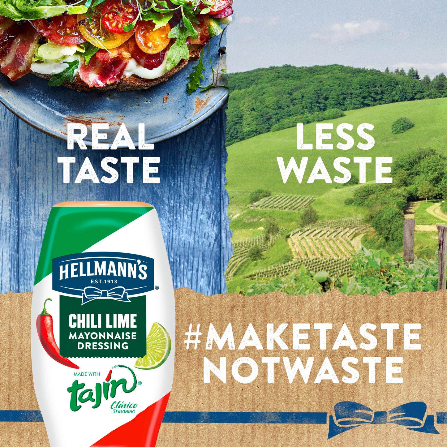 Hellmann'S Mayonnaise Dressing Chili Lime For Grilled Corn, Tacos, Grain Bowls & More, With Taj  N Cl  Sico Seasoning, Real Ingr