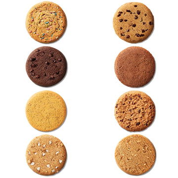 Lenny & Larrys The Complete Cookie, 8 Flavor Variety Pack, Soft Baked, 16g Plant Protein, Vegan, Non-GMO, 4 Ounce Cookie (Pack