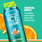 Sparkling Ice Caffeine Tropical Punch Sparkling Water, Zero Sugar, 16 Fl Oz Cans (Pack of 12), Orange Passion Fruit