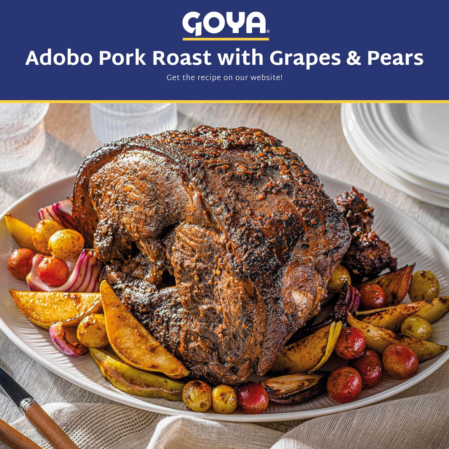 Adobo All Purpose Seasoning With Cumin By Goya, Poultry, Seafood, Meat, And Vegetable Seasoning, Fat Free And Calorie Free Latin Spice Blend, Mexican Seasoning, 8Oz. Bottle