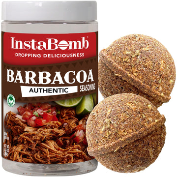 Instabomb Barbacoa Bombs - Vegan Friendly Seasonings, 5.15 Ounce Jar, Traditional Flavor, Pre-Measured Spices and Herbs