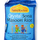Asian Kitchen Crystal Sona Masoori Aged Rice 20-Pound Bag, 20Lbs (9.08Kg) Short Grain Rice ~ All Natural | Gluten Friendly | Veg