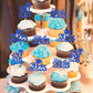 30 Pcs 2025 Graduation Theme Cupcake Toppers Glitter Class Of 2025 Cupcake Picks Graduation Cap Cake Decorations For 2025 Gradua