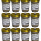 Out-Grow BRF Jars Mushroom Substrate, 12 Pack, Brown Rice, Glass Jar, Brown/Grey