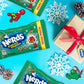 Nerds Frosty Gummy Clusters Share Pouch, Christmas Candy, Red and Green Gummy Candies, 3 oz