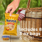 Tostitos Tortilla Chips Chip & Salsa Pack, 3Oz Tostitos Crispy Rounds & 3.8Oz Medium Salsa (16 Count)
