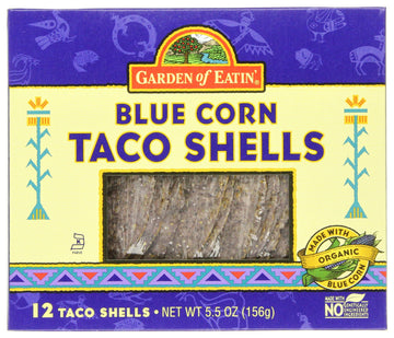 Garden of Eatin® Taco Shells Blue, 5.5 Ounce Boxes (Pack of 12)