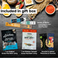 Manly Munch Box Jerky Gift Box, Curated Assortment Of High Protein Snacks, Beef & Turkey Jerky Variety Pack Gift Set, Exotic Mea