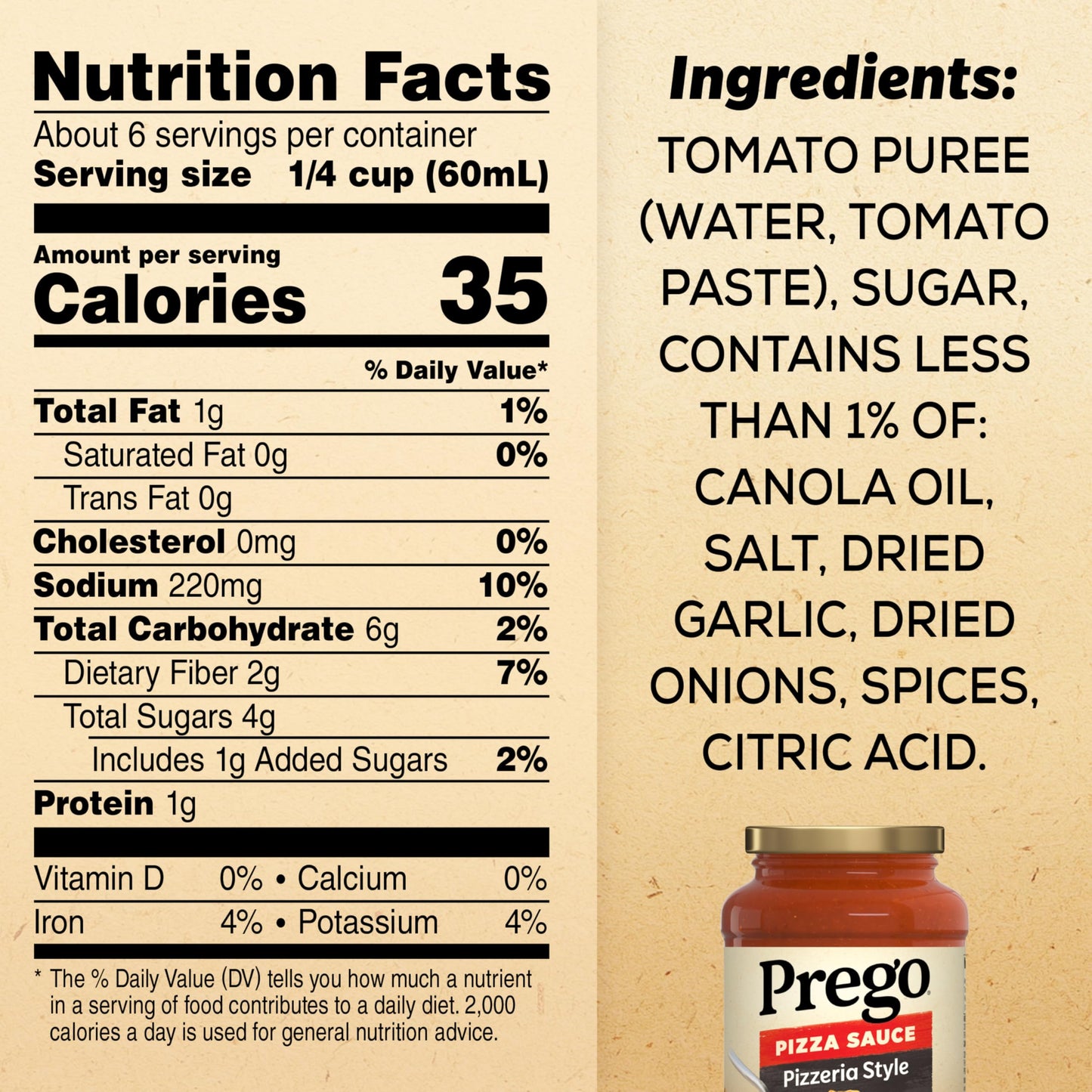 Prego Pizzeria Style Pizza Sauce, 14 OZ Jar (Pack of 12)