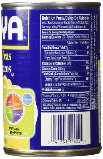 Goya Foods Chick Peas, 15.5 Ounce (Pack of 24)