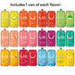 Bubly Sparkling Water 15 Flavor Sampler, 12 fl oz Cans, Blue, 18 Pack
