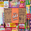 Vintage Candy Co. 60Th Birthday Retro Candy Gift Basket - 1964 Party Assortment - Unique Care Package For Women And Men Turning