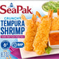 SeaPak Shrimp Tempura with Oven Crispy Breading, Sweet and Spicy Orange Sauce, Cooked Frozen Shrimp, 8.2 oz