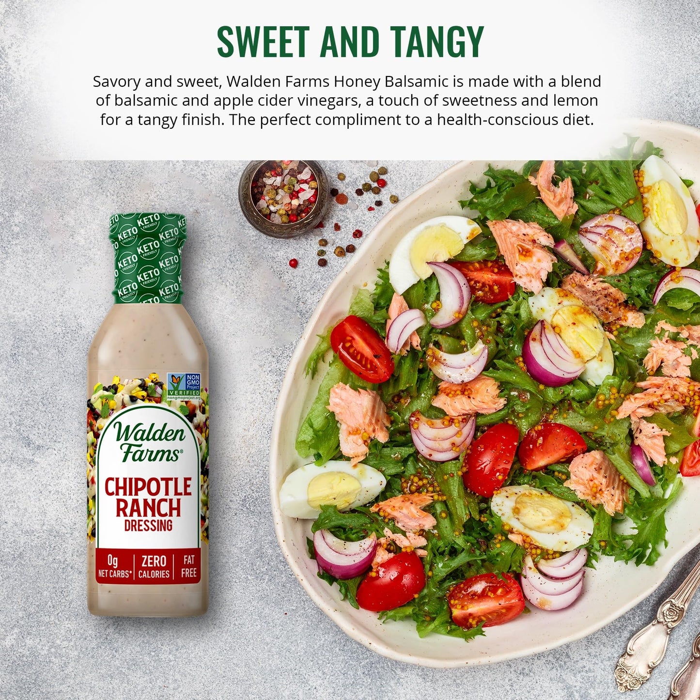 Walden Farms Dressing, Chipotle Ranch, 12 Oz