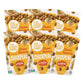 The Good Bean Crunchy Chickpeas - Classic Hummus - (6 Pack) 6 Oz Resealable Bag - Roasted Chickpea Beans - Vegan Snack With Good