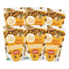 The Good Bean Crunchy Chickpeas - Classic Hummus - (6 Pack) 6 Oz Resealable Bag - Roasted Chickpea Beans - Vegan Snack With Good