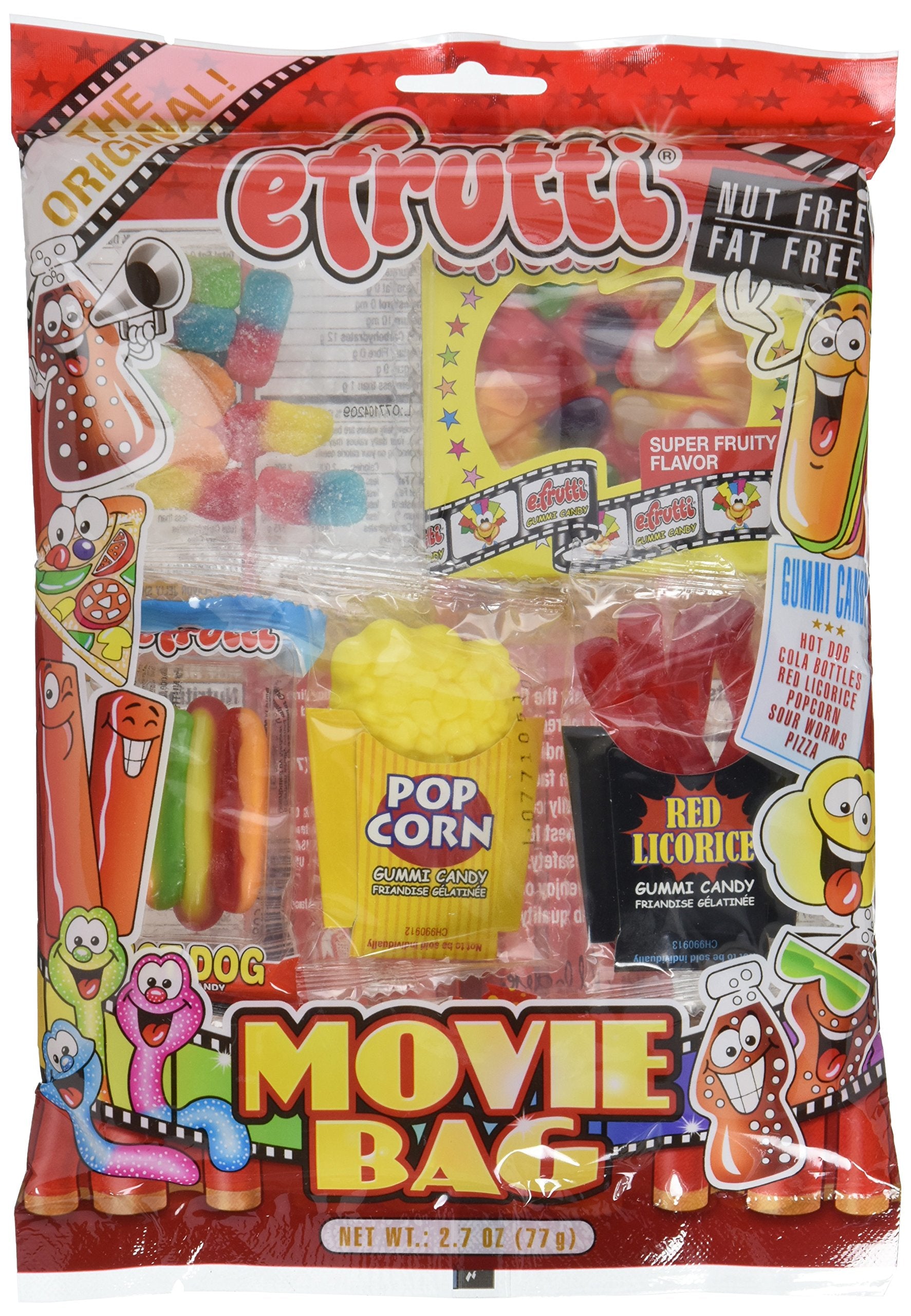 Gummy Movie Bag - E Frutti Gummy Candy, 2.7 Oz