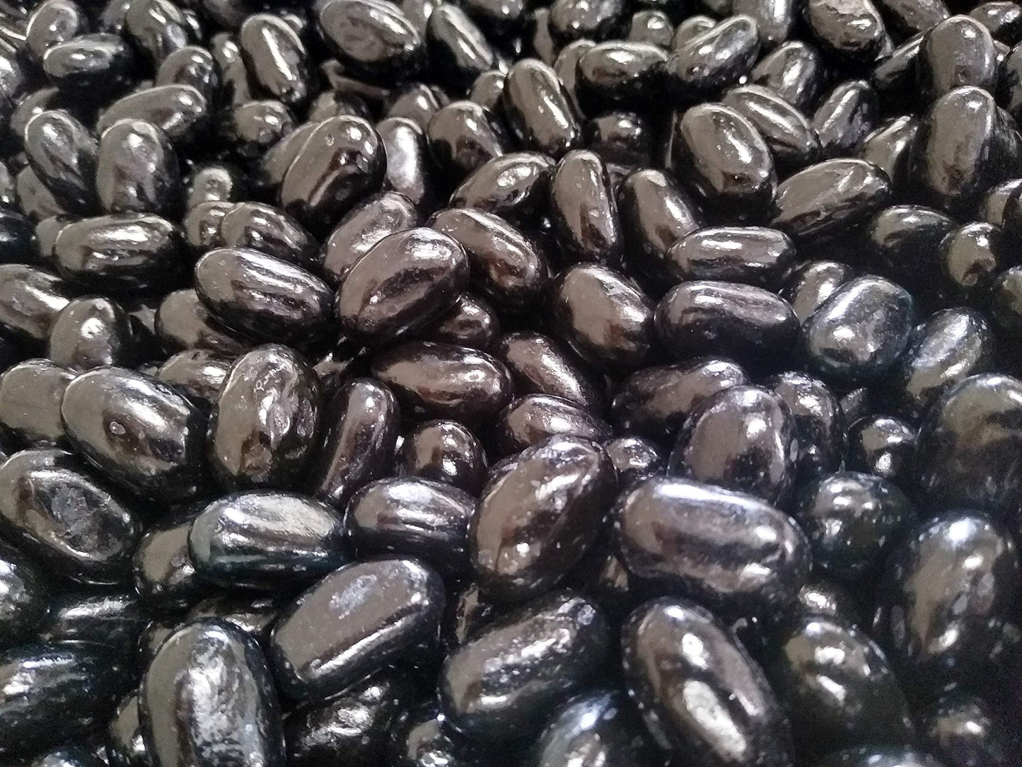 Jumbo Licorice Jelly Beans - 1 lb of Fresh Delicious Extra Large Black Jelly Beans