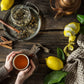 Gardenika Organic Black Loose Leaf Tea With Lemon Essence And Green Rooibos - Natural, Zesty, Citrus-Based Indian Herbs - Kosher
