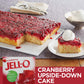 Jell-O Cranberry Gelatin Mix 3 Ounce Box (Pack of 6)